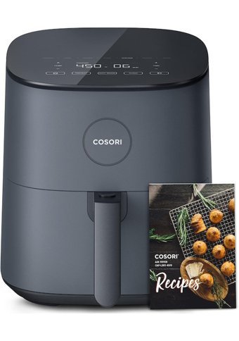 Cosori CAF-L501 Pro Le Airfryer 5 lt Tek Hazneli Izgara Yapan Led Ekranlı Sıcak Hava Fritözü Siyah