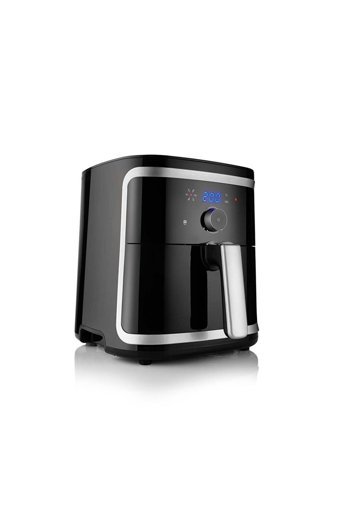 Schafer Airfryer 5 lt Tek Hazneli Led Ekranlı Yağsız Sıcak Hava Fritözü Siyah