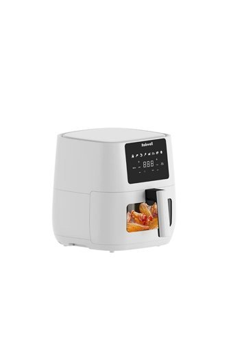 Nikadu Robx AS27 Airfryer 6 lt Tek Hazneli Izgara Yapan Led Ekranlı Yağsız Sıcak Hava Fritözü Beyaz