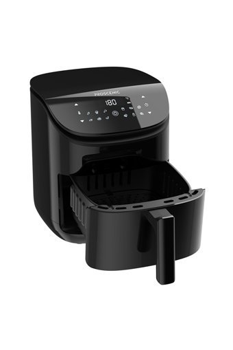 Proscenic T20 Airfryer 3.5 lt Tek Hazneli Izgara Yapan Led Ekranlı Yağsız Sıcak Hava Fritözü Siyah