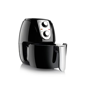 Schafer Fit Fry Smart Airfryer 3 lt Tek Hazneli Yağsız Sıcak Hava Fritözü Siyah
