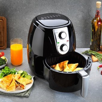 Schafer Fit Fry Smart Airfryer 3 lt Tek Hazneli Yağsız Sıcak Hava Fritözü Siyah