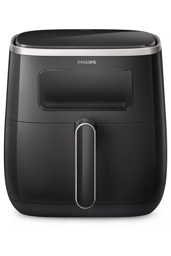 Philips HD92552/90 Airfryer 5.6 lt Tek Hazneli Izgara Yapan Led Ekranlı Yağsız Sıcak Hava Fritözü Siyah