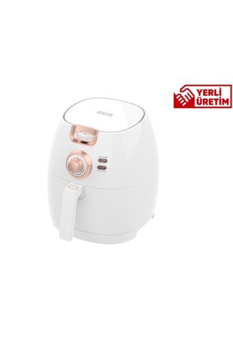Sem SC300 Airfryer 5 lt Tek Hazneli Yağsız Sıcak Hava Fritözü Beyaz