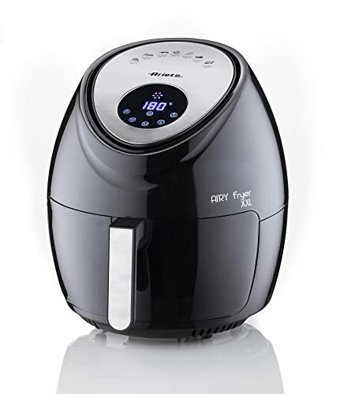 Ariete 4618 Airfryer 5.5 lt Tek Hazneli Led Ekranlı Yağsız Sıcak Hava Fritözü Siyah