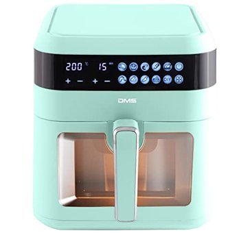 Dms ‎HFG-7 Airfryer 7 lt Tek Hazneli Izgara Yapan Led Ekranlı Yağsız Sıcak Hava Fritözü Turkuaz
