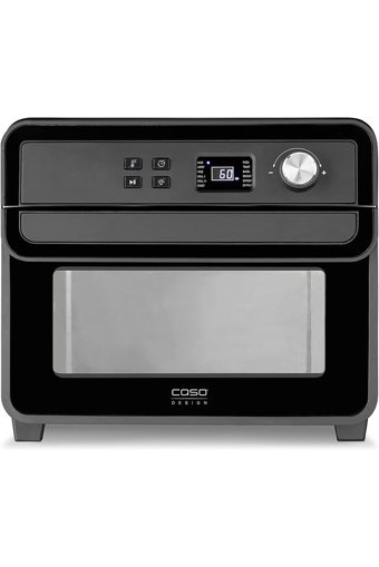 Caso Airfryer 22 lt Üçlü Hazneli Izgara Yapan Led Ekranlı Sıcak Hava Fritözü Siyah