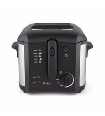 King KF26 Airfryer 2.5 lt Tek Hazneli Fritöz Siyah