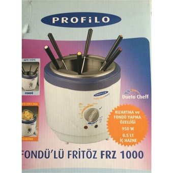 Profilo FRZ-1000 0.5 lt Tek Hazneli Yağlı Fritöz Beyaz