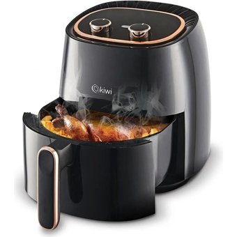 Kiwi KAF 5535 Airfryer 5 lt Tek Hazneli Yağsız Sıcak Hava Fritözü Siyah