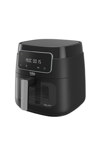 Beko FRA 5364 S FitFry Airfryer 7.6 lt Tek Hazneli Izgara Yapan Led Ekranlı Fritöz Siyah