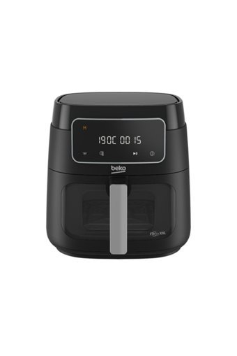 Beko FRA 5364 S FitFry Airfryer 7.6 lt Tek Hazneli Izgara Yapan Led Ekranlı Fritöz Siyah