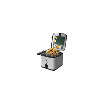 Htun 2.5 lt Tek Hazneli Yağlı Fritöz Gümüş