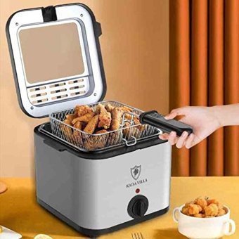 Htun 2.5 lt Tek Hazneli Yağlı Fritöz Gümüş