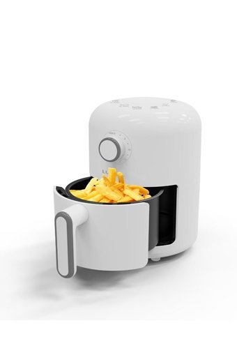 Luxell FastFryer LxAF-02 Airfryer 2 lt Tek Hazneli Izgara Yapan Yağsız Sıcak Hava Fritözü Beyaz