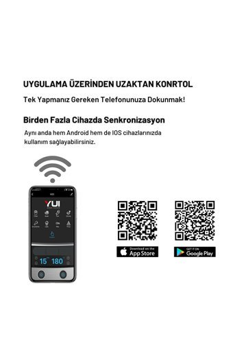 Yui M30 M50 MaxiFry Airfryer 6.5 lt Tek Hazneli Led Ekranlı Yağsız Fritöz Siyah