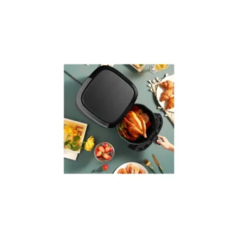 Sanlindou Airfryer 6 lt Tek Hazneli Led Ekranlı Yağsız Sıcak Hava Fritözü Beyaz