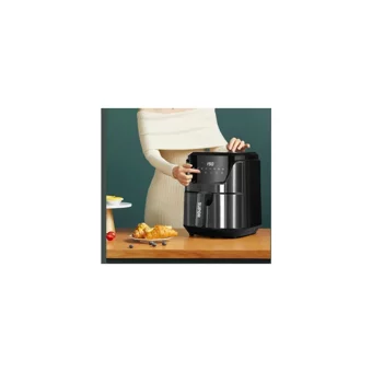 Sanlindou Airfryer 6 lt Tek Hazneli Led Ekranlı Yağsız Sıcak Hava Fritözü Beyaz