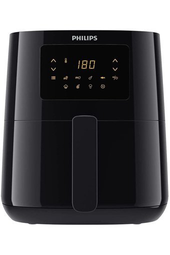 Philips HD9252/90 Airfryer 4.1 lt Tek Hazneli Izgara Yapan Led Ekranlı Yağsız Sıcak Hava Fritözü Siyah