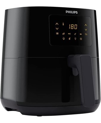 Philips HD9252/90 Airfryer 4.1 lt Tek Hazneli Izgara Yapan Led Ekranlı Yağsız Sıcak Hava Fritözü Siyah