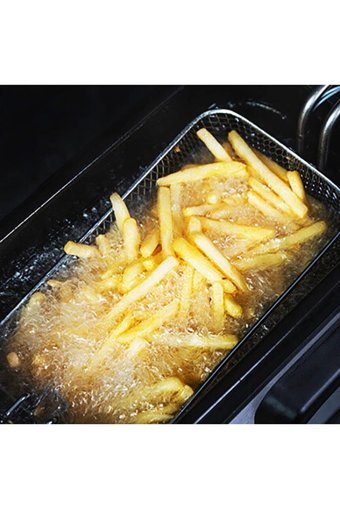 Cecotec 3 lt Tek Hazneli Yağlı Fritöz Gümüş