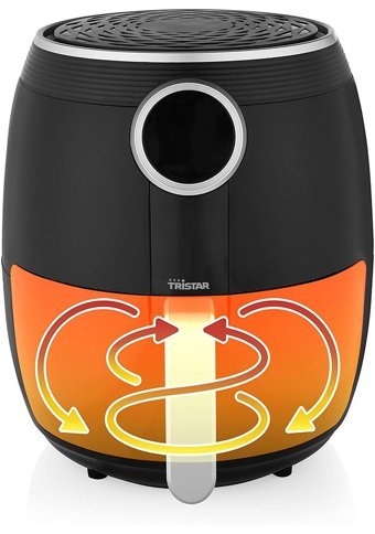 Tristar FR-6956 Airfryer 6 lt Tek Hazneli Izgara Yapan Led Ekranlı Yağsız Sıcak Hava Fritözü Siyah