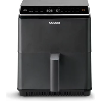 Cosori Dual Blaze Airfryer 5 lt Tek Hazneli Izgara Yapan Led Ekranlı Yağsız Sıcak Hava Fritözü Siyah