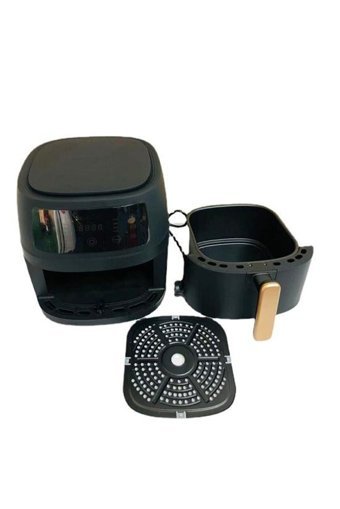 Silver Crest S-18 Air Xxl Airfryer 8 lt Tek Hazneli Led Ekranlı Yağsız Sıcak Hava Fritözü Siyah