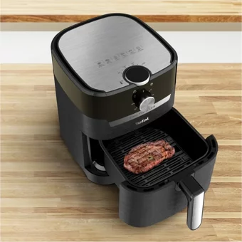 Tefal Easy Fry & Grill Xl Airfryer 4.2 lt Tek Hazneli Led Ekranlı Yağsız Sıcak Hava Fritözü Siyah