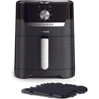 Tefal Easy Fry & Grill Xl Airfryer 4.2 lt Tek Hazneli Led Ekranlı Yağsız Sıcak Hava Fritözü Siyah