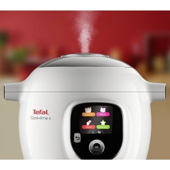 Tefal Cook4Me+ Airfryer 6 lt Tek Hazneli Led Ekranlı Yağsız Sıcak Hava Fritözü Beyaz