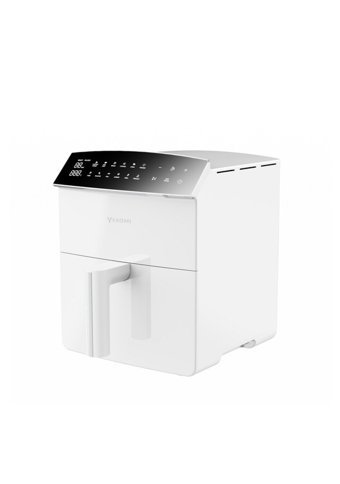 Yasomi Y45 Airfryer 4.5 lt Tek Hazneli Izgara Yapan Led Ekranlı Yağsız Sıcak Hava Fritözü Beyaz