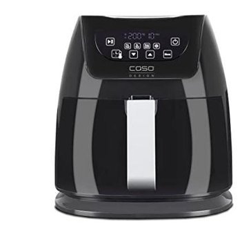 Caso AF 250 Airfryer 3 lt Tek Hazneli Led Ekranlı Sıcak Hava Fritözü Siyah
