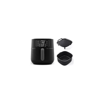 Philips HD9285/96 Airfryer 7.5 lt Tek Hazneli Izgara Yapan Led Ekranlı Yağsız Sıcak Hava Fritözü Siyah