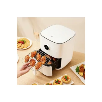 Sanlindou Airfryer 3.5 lt Tek Hazneli Izgara Yapan Led Ekranlı Sıcak Hava Fritözü Beyaz