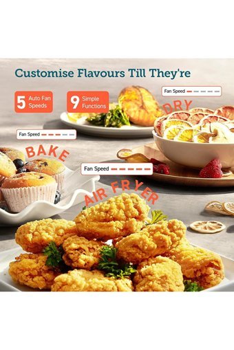 Cosori Airfryer 4.5 lt Tek Hazneli Led Ekranlı Sıcak Hava Fritözü Beyaz
