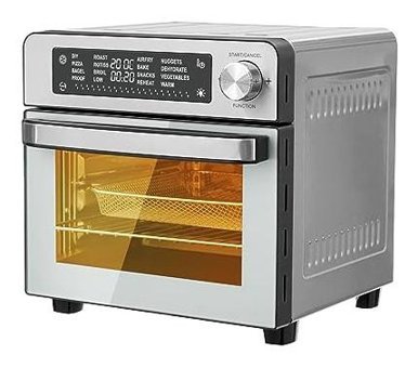 Kiwi KAF-5551 Airfryer 6 lt Tek Hazneli Led Ekranlı Yağsız Sıcak Hava Fritözü İnox