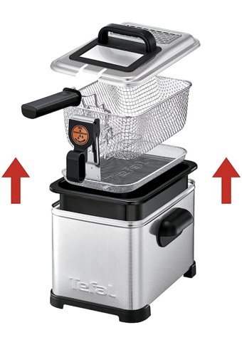 Tefal FR 516070 4 lt Tek Hazneli Yağlı Fritöz Gri