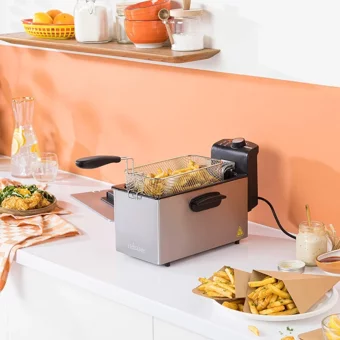 Tristar FR 6946 3 lt Tek Hazneli Yağlı Fritöz Gri