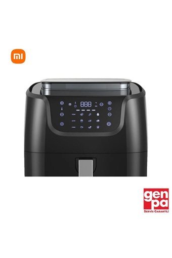 Xiaomi Smartmi Cook Master St-006 Airfryer 6.5 lt Tek Hazneli Led Ekranlı Yağsız Sıcak Hava Fritözü Siyah
