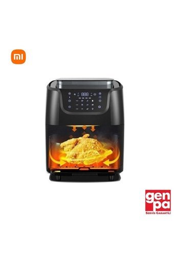 Xiaomi Smartmi Cook Master St-006 Airfryer 6.5 lt Tek Hazneli Led Ekranlı Yağsız Sıcak Hava Fritözü Siyah