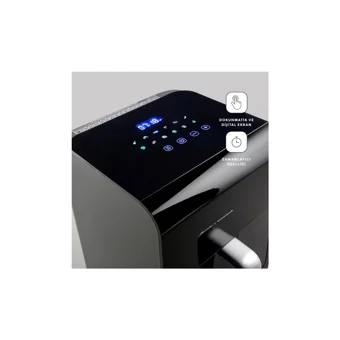 Jumbo X Homend 2507H Airfryer 6 lt Tek Hazneli Izgara Yapan Led Ekranlı Fritöz Siyah