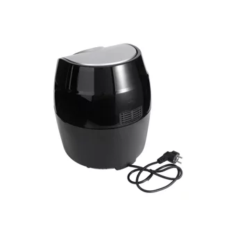 Sanlindou Airfryer 5.5 lt Tek Hazneli Led Ekranlı Yağsız Sıcak Hava Fritözü Siyah