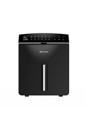 Yasomi Y45 Airfryer 4.5 lt Tek Hazneli Izgara Yapan Led Ekranlı Yağsız Sıcak Hava Fritözü Siyah