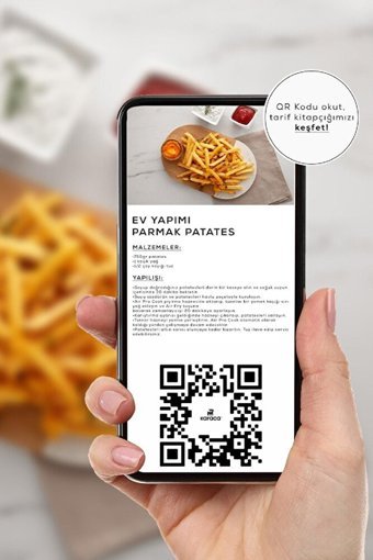 Karaca Air Pro Cook Manuel XL Airfryer 4 lt Tek Hazneli Izgara Yapan Sıcak Hava Fritözü Krem