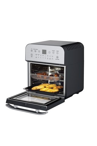 Fabcio Pesto Smart Airfryer 12 lt Tek Hazneli Izgara Yapan Led Ekranlı Sıcak Hava Fritözü Beyaz