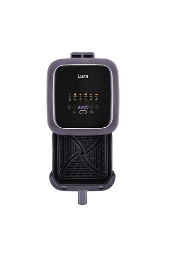 Lura 17BH Airfryer 6 lt Tek Hazneli Led Ekranlı Yağsız Sıcak Hava Fritözü Siyah