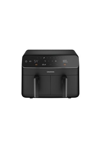 Grundig Airfit™ Twin FR 7284 Airfryer 8.5 lt İki Hazneli Led Ekranlı Yağsız Sıcak Hava Fritözü Siyah