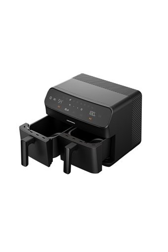 Grundig Airfit™ Twin FR 7284 Airfryer 8.5 lt İki Hazneli Led Ekranlı Yağsız Sıcak Hava Fritözü Siyah