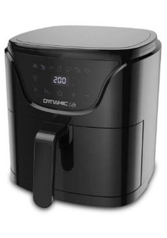 Dynamic Life Pro 005 Airfryer 5 lt Tek Hazneli Led Ekranlı Yağsız Sıcak Hava Fritözü Siyah